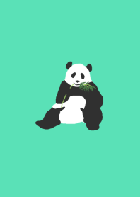 theme of a panda (green ver.)