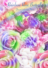 超開運 Rainbow Rose Butterfly