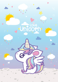 ยูนิคอร์น ก้อนเมฆน่ารัก เลิฟเว่อร์