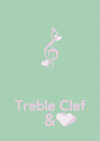 Treble Clef&heart PK & fresh GR