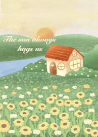 The sun always hugs us