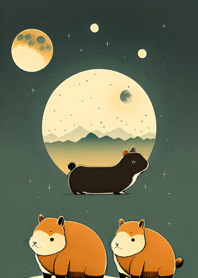Ukiyo-e - Capybara 26aFbD
