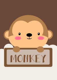 Simple Cute Love Monkey Theme
