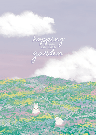 Hopping in the garden :3