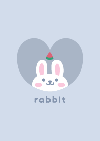 Rabbits3 Watermelon - blue