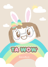 Ta-Wow Rabbit Rainbow Pastel