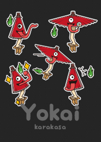 Karakasa-obake ver_B&W2