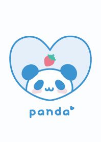 Panda Strawberry - Blue