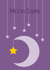 月と星たち (紫ver.)