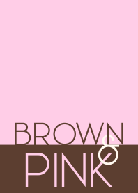 Brown & Pink (simple icon)