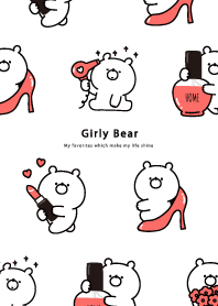 Girly bear x RED *JP