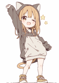 Cat girl's leisure time 28