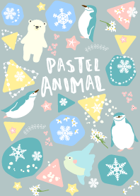 pastel animal