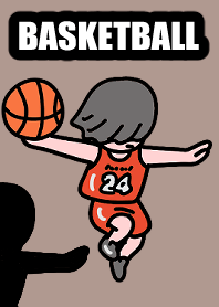 Basketball dunk 001 redbeige