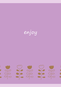 rough tulips2 on light purple