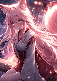 ⭐️神社九尾狐娘❤️