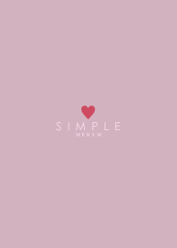 DUSKY-PINK SIMPLE HEART 24