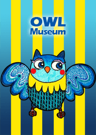 OWL Museum 119 - Cerulean Blue Owl