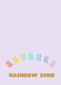 Rainbow Little Dinosaur_purple1