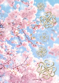 春爛漫♥️運気上昇さくら×金クローバー