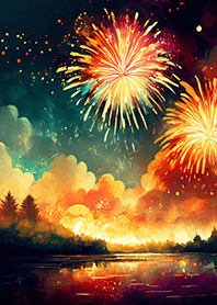 Beautiful Fireworks Theme#277