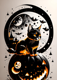 halloween cat 60130F