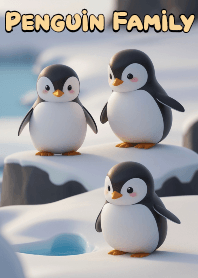 Adorable Penguin Family 7
