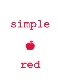 simple red theme