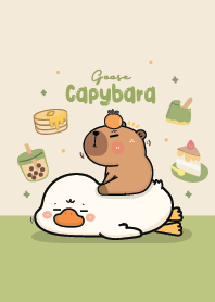 Capybara & Goose : Green!