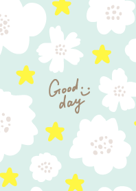 Star and white flower13 from Japan