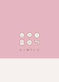 SIMPLE(beige pink)V.355