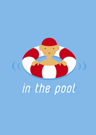 in the pool