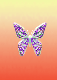 Noble Butterfly Purple Orange