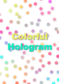 カラフル ホログラム