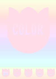 pink color rainbow R06
