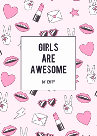 GIRLS ARE AWESOME - PINK.