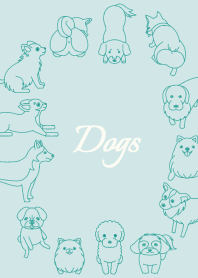 Animal 004-2 (dog/Mint Green)