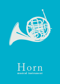 horn gakki turquoise blue