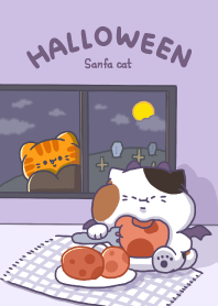 Sanfa cat-Halloween