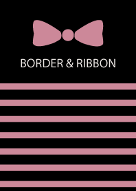BORDER & RIBBON -Pink Ribbon 19-