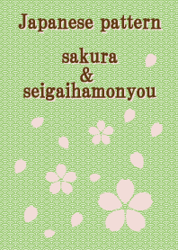 traditional japanese pattern "seigaiha"