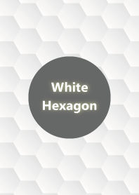 White hexagon tile