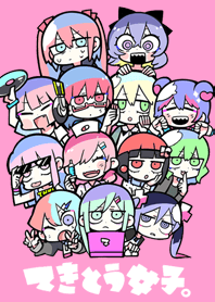 not deeply thinking girl