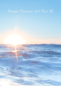 Sunset Horizon 400 Not AI