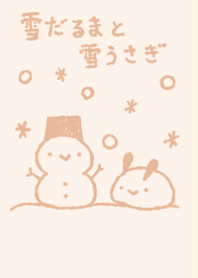 yukidarumausagi dull color orange