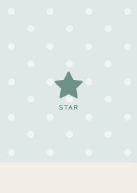 Star&Polka Dots//Be&Br/Blue Green/05