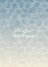 Beige Blue : Water surface