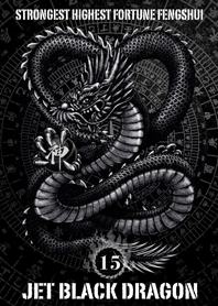 Jet black dragon Lucky 15