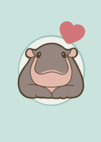 cute pygmy hippo