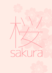 The sakura(pink ver.)